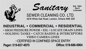 Sanitary Sewer Cleaning