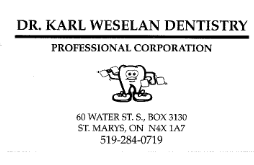 Dr. Karl Weselan Dentistry