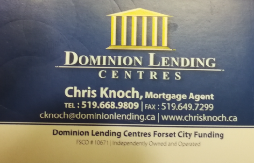Chris Knoch Dominion Lending Centres