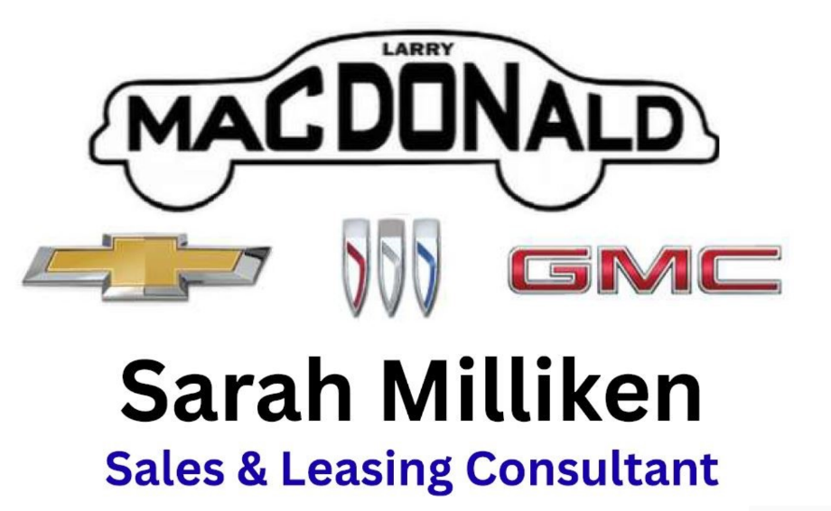 Sarah Milliken, Larry MacDonald Chevrolet
