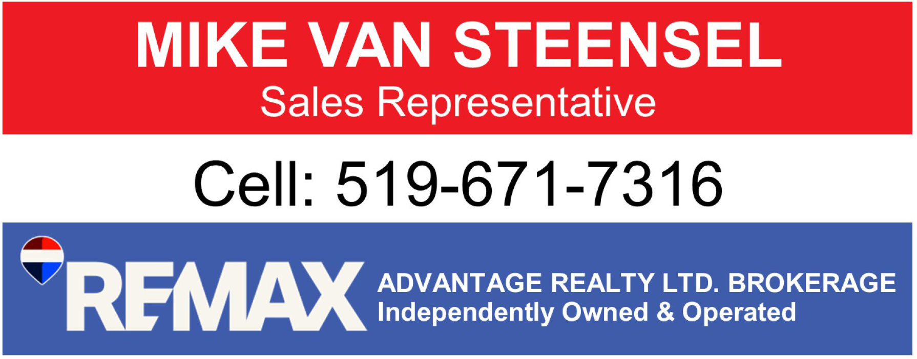 Mike Van Steensel - ReMax